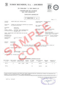 Mill Test Certificate