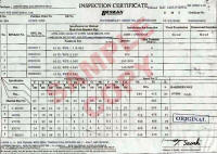Mill Test Certificate